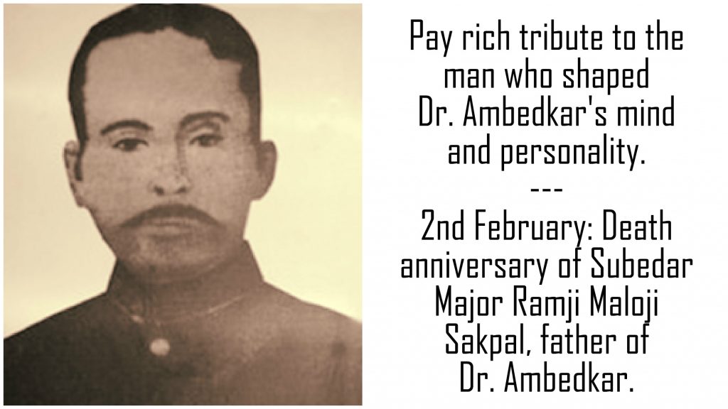 2nd February in Dalit History – Death anniversary of Subedar Major Ramji Maloji Sakpal