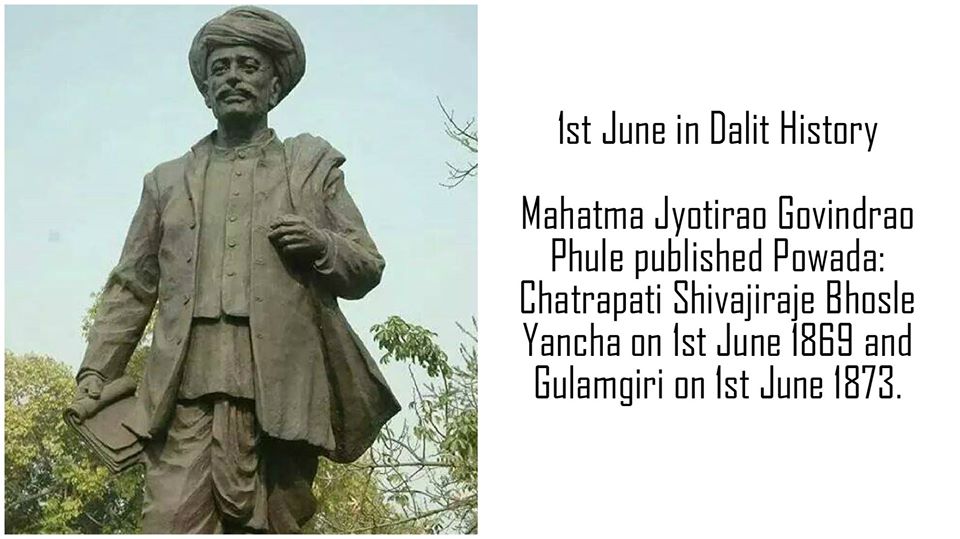 1st June (1873) In Dalit History - Mahatma Jyotirao Phule Published ...