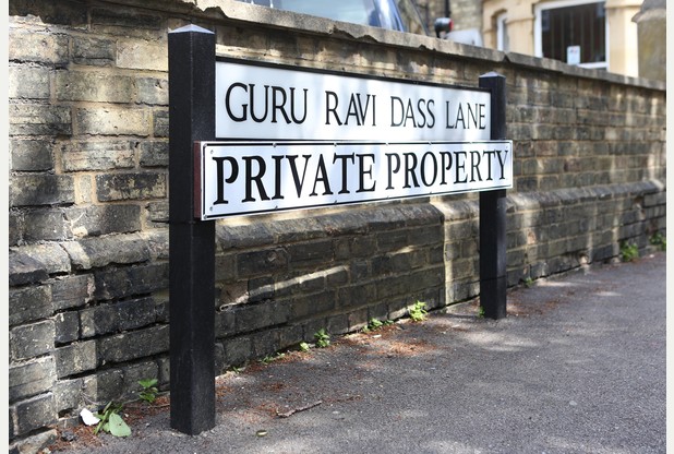 In Bedford, UK – The first road outside India named after Shri Guru Ravidass Ji