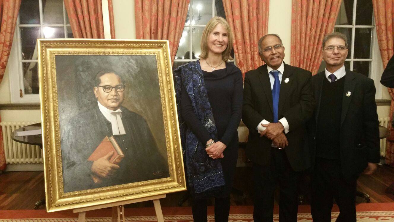 Dr. Ambedkar’s portrait at Gray’s Inn, London, only Indian who found a place there!