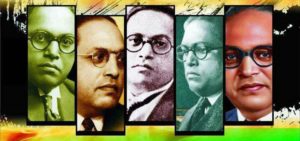 Ambedkar Portrait and Hindus