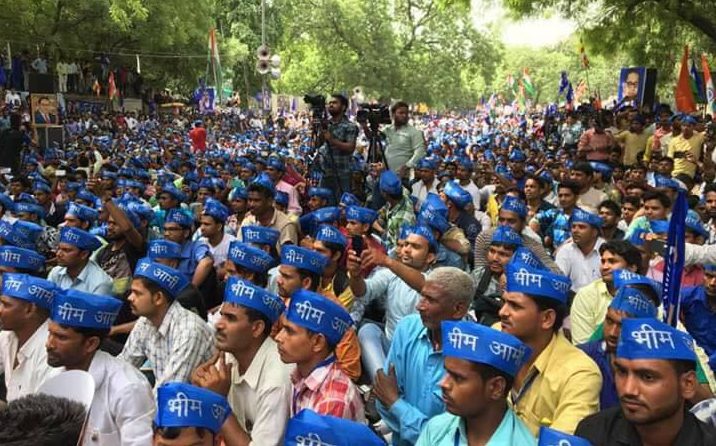 Manu-stream Media Ignored Bhim Army’s Jantar Mantar Rally, Lakhs Participated