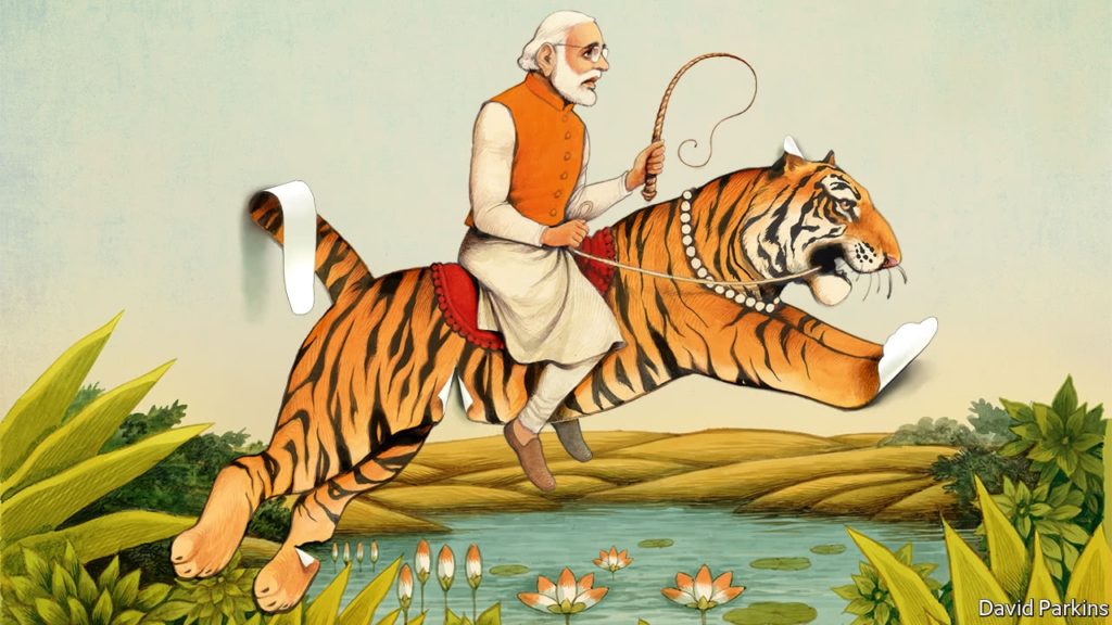 Modi’s India – Riding a Paper Tiger According to The Economist Magazine