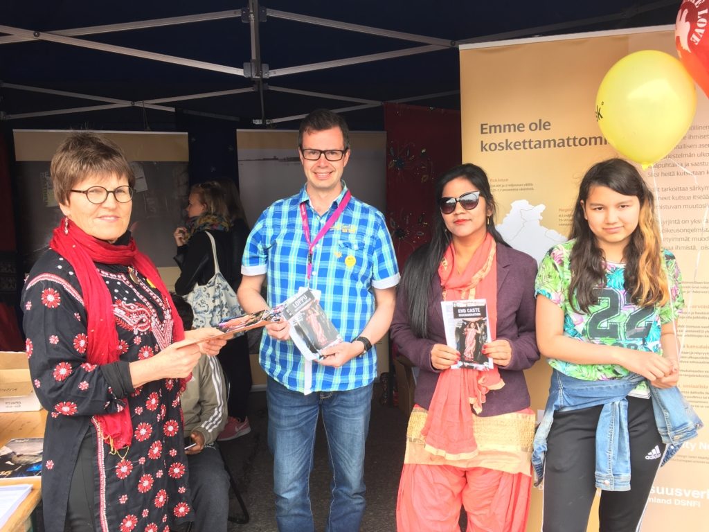 In Finland – Dalit Rights Issues Raised at the NGO Event of the Year