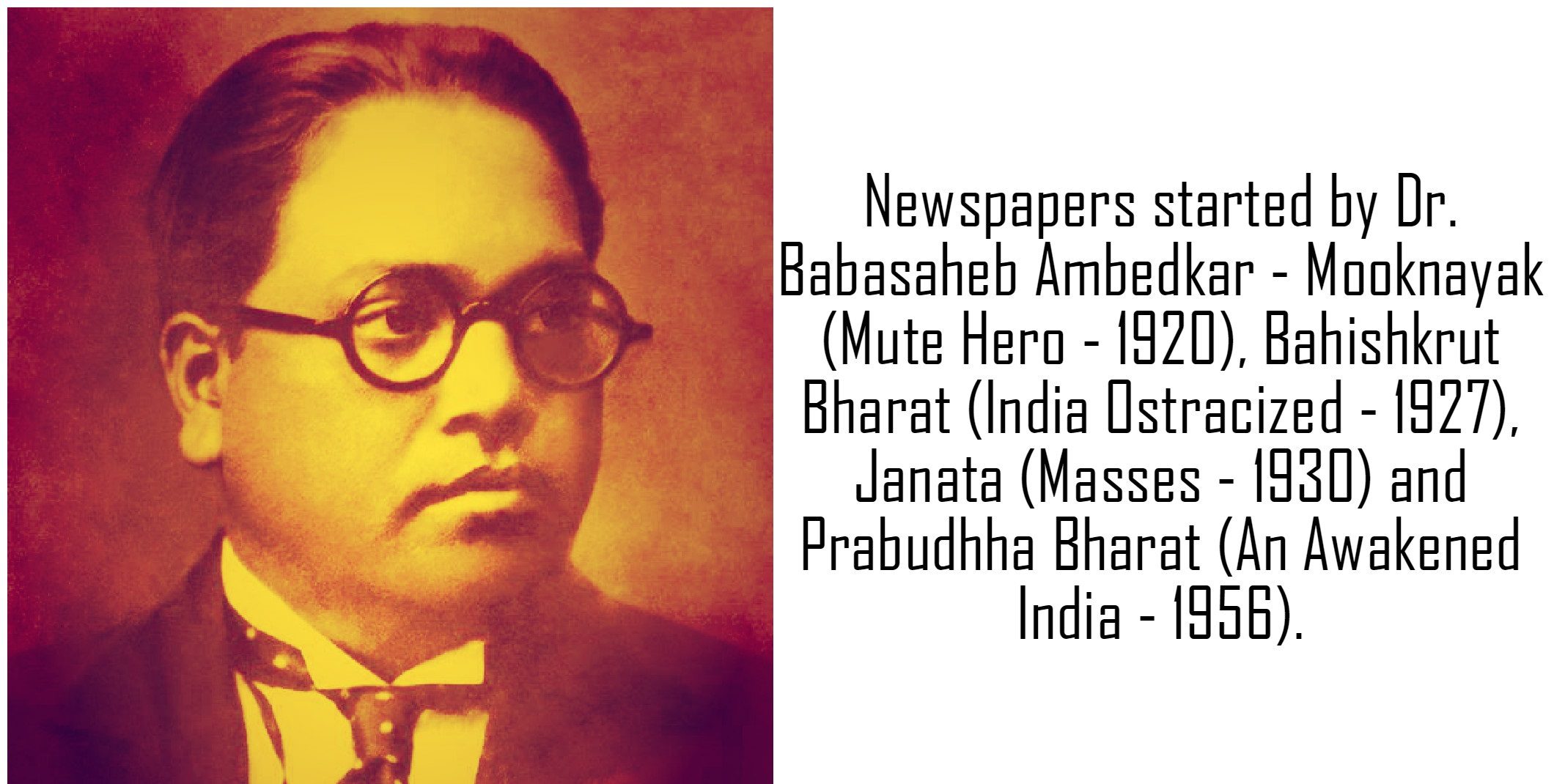 Newspaper by Dr Ambedkar