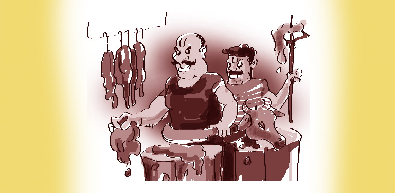 RSS-BJP Sell Beef in Kerala