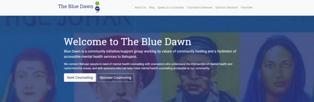 Welcome The Blue Dawn – A Mental Health Care Support Group For Bahujans